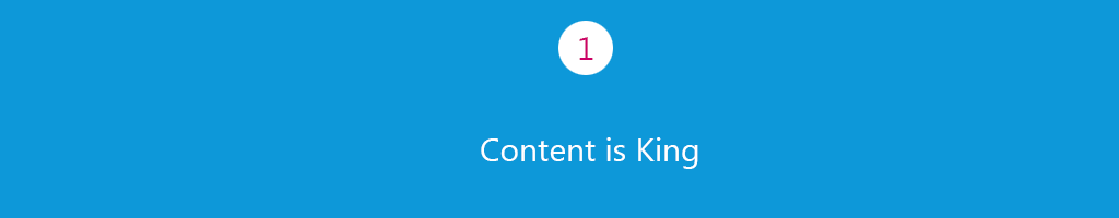 Content is king