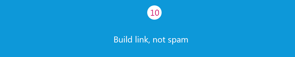Build link not spam