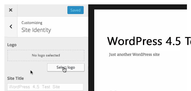 How to use WordPress custom logo Api with code example - Select Logo