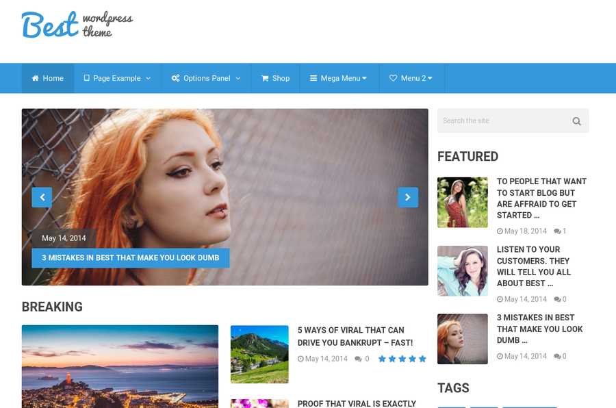 WordPress Newspaper Theme - Best