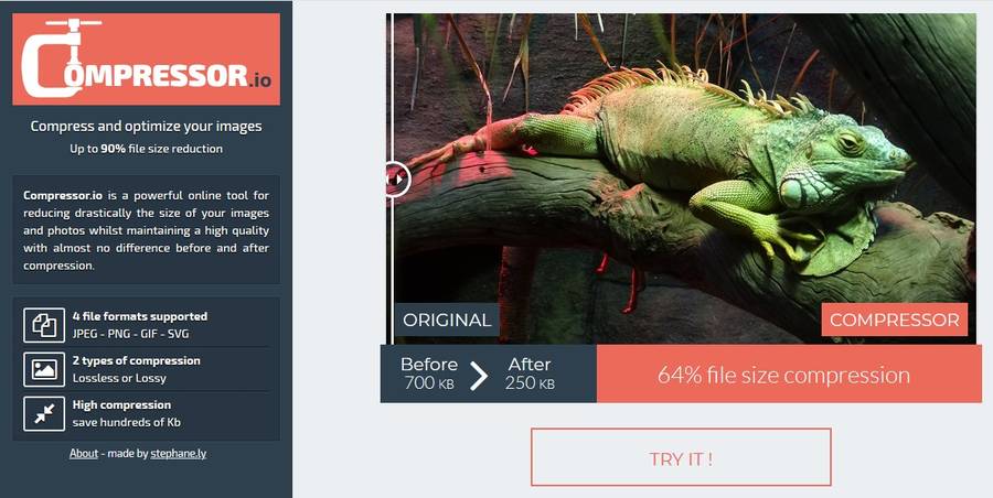 Image Optimization Tools - Compressor.io
