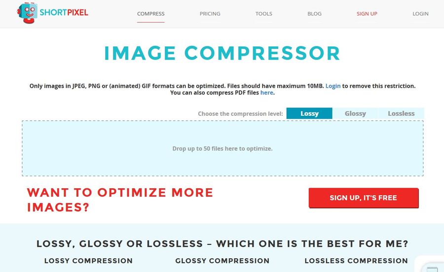 Image Optimization Tools - ShortPixel