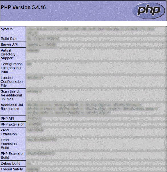 Print PHP version on Apache server