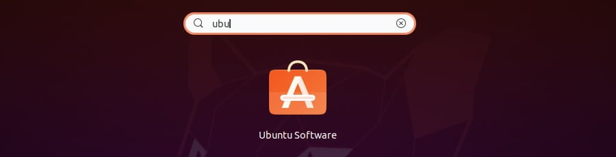 Open Ubuntu Software Center