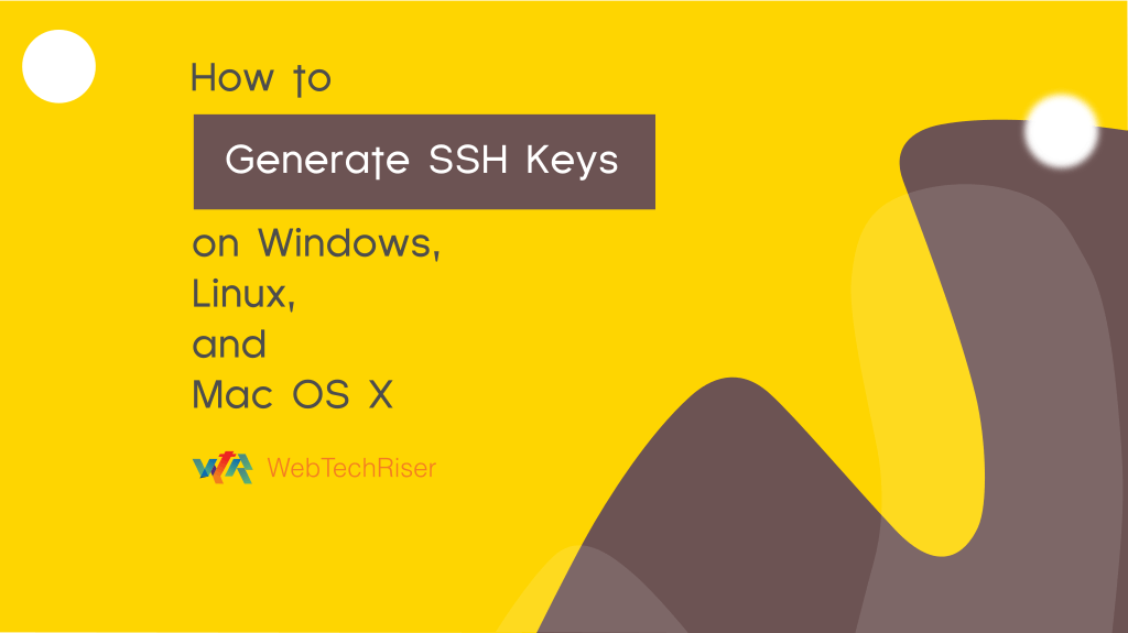 Generate SSH keys