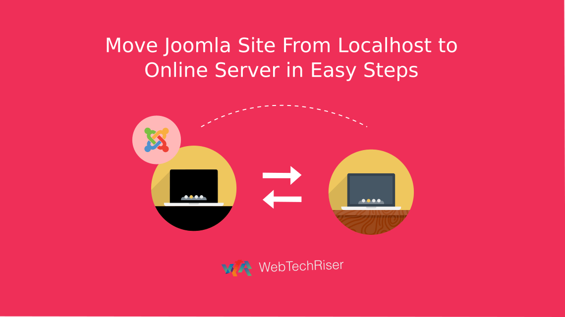 transfer joomla localhost to server