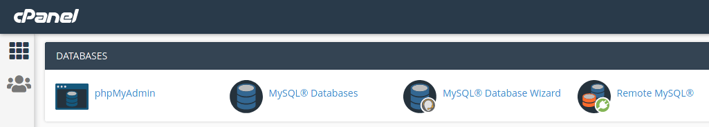 Create a new database from cPanel