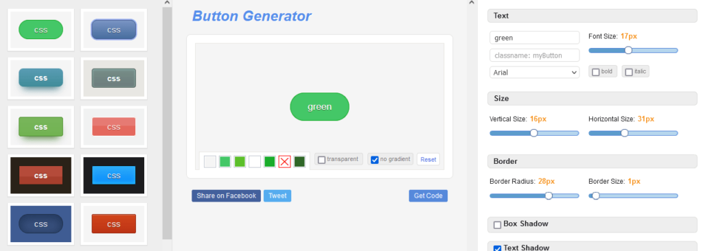 CSS Button Generator