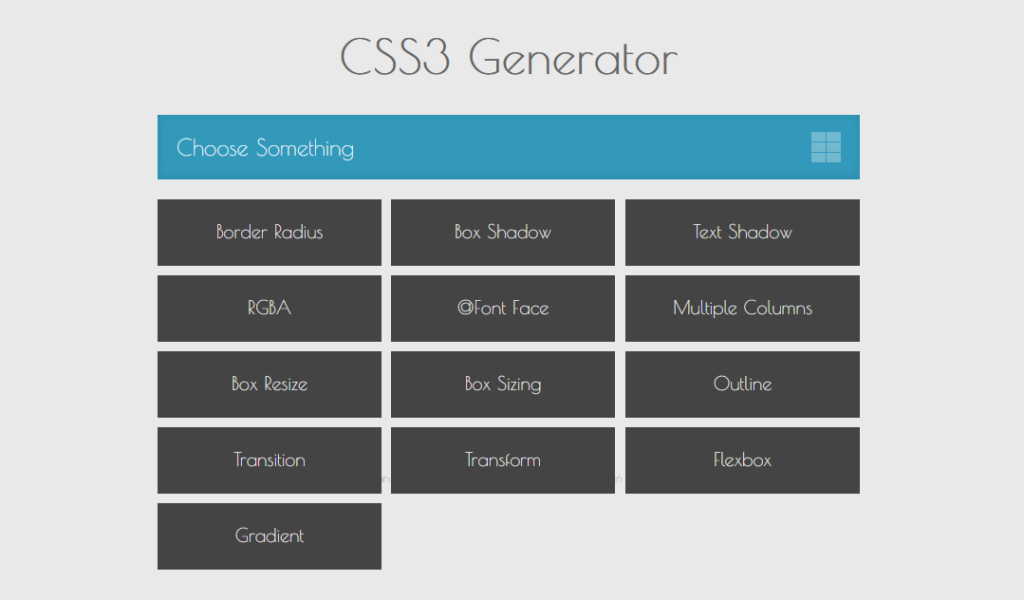 CSS3 Generator