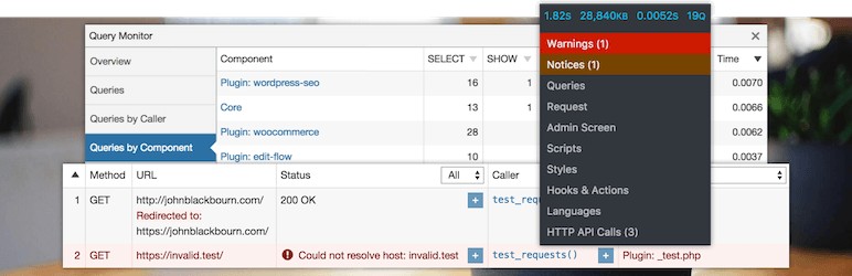 Plugin: Query Monitor