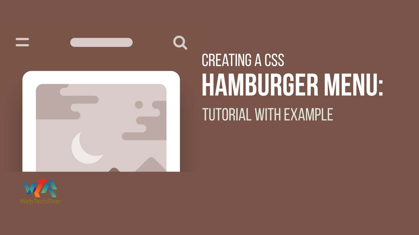 css hamburger menu